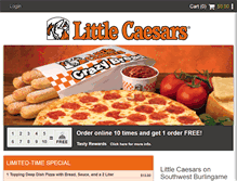 Tablet Screenshot of littlecaesarsburlingame.com